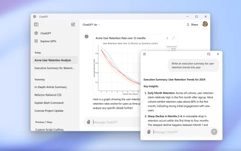 ChatGPT 现已登陆 Windows 平台