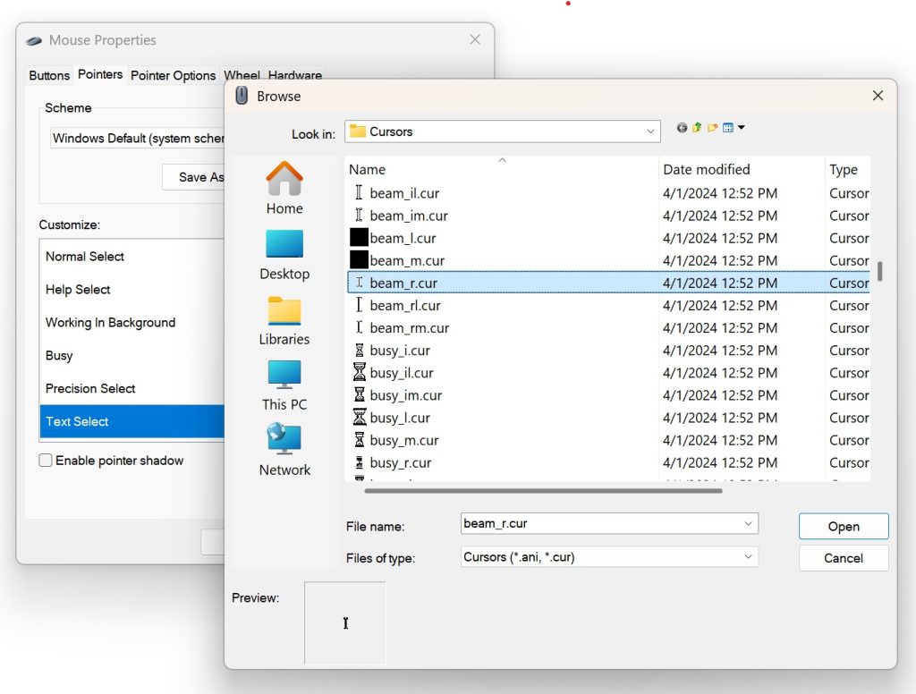 Windows 11 24H2 使用 Chromium 内核应用时鼠标指针消失