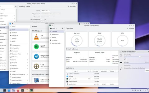 KDE Plasma 6.2 发布 为数字艺术家和电源管理升级提供新工具