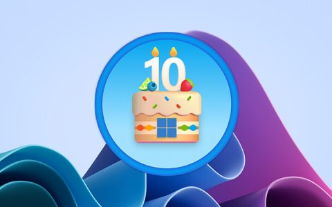 微软发布新壁纸庆祝 Windows Insider 计划启动十周年