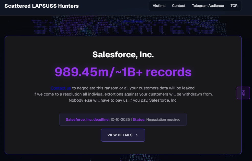 联邦调查局捣毁用于Salesforce勒索的BreachForums门户网站